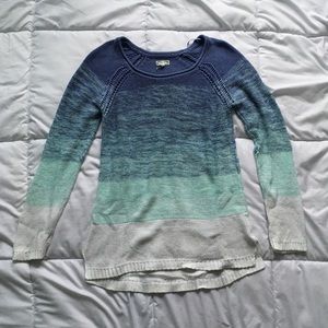 Blue Ombre Knitted Sweater Size M